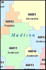 anderson indiana 46016|anderson in zip code map.